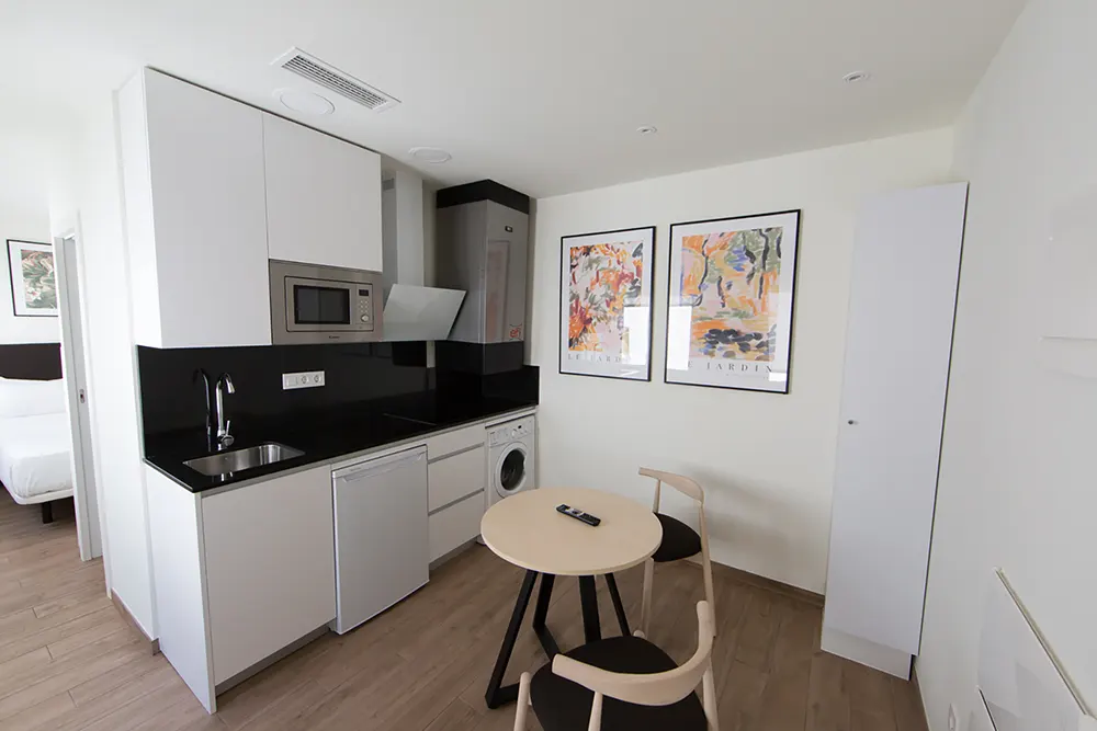 Apartamento estudio cocina en apartamentos centro jardines Madrid