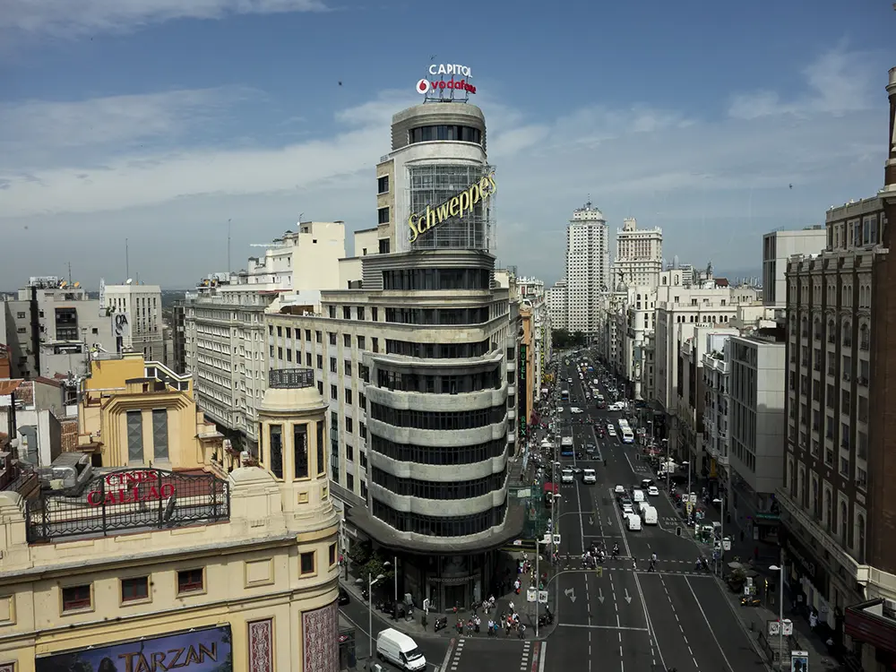 Calle Gran Via de Madrid
